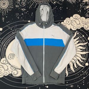 Puma Full Zip Athletic Jacket Mens Large Hoodie Athletic Sports Gym